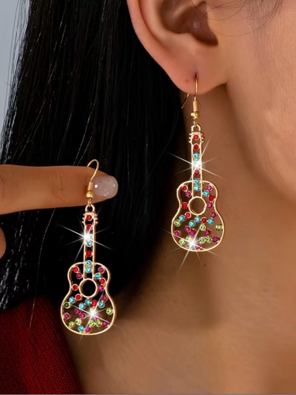 Music Theme Dangle Earring - Pick 1 (buy now) - Picture 10 of 11